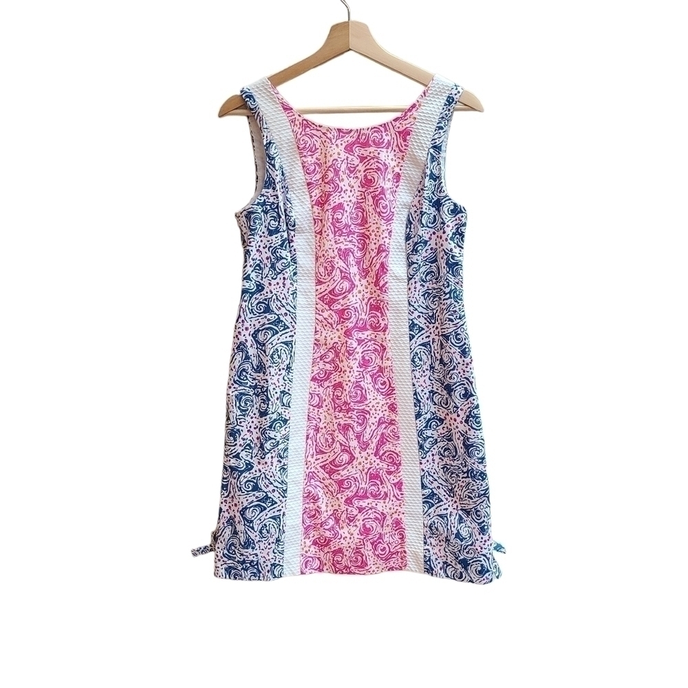 Lilly Pulitzer Daila Doddy Shift Dress with Starfish Print, Short, Size XS